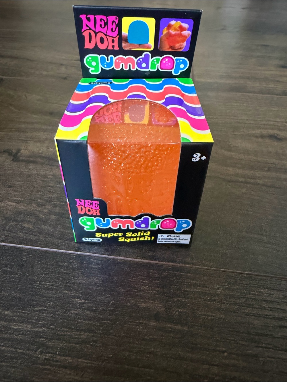 Schylling‎ Needoh Gumdrop Super Solid Squish - Orange
